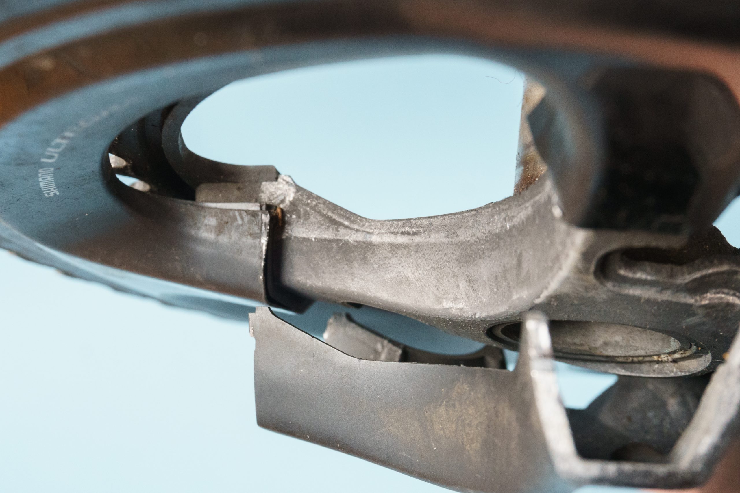 Broken Shimano crankset