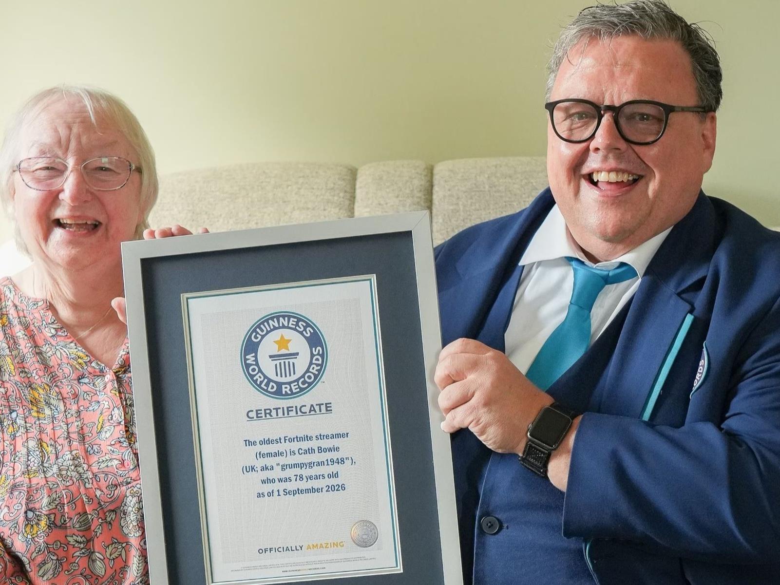 Grandma Proves You're Never Too Old To Game With Fortnite Guinness World Record
