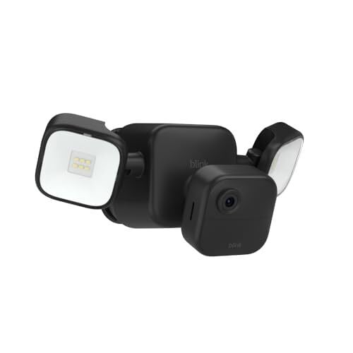 Blink Outdoor 4 Floodlight Camera With Sync Module Core (Black)