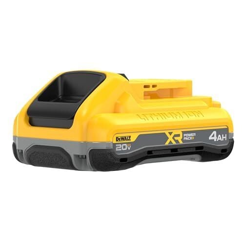 DEWALT 20V MAX Battery XR POWERPACK™ 4Ah Lithium Ion, 50% More Power, Dewalt Battery Compatible with 20V MAX Tools (DCB2104)