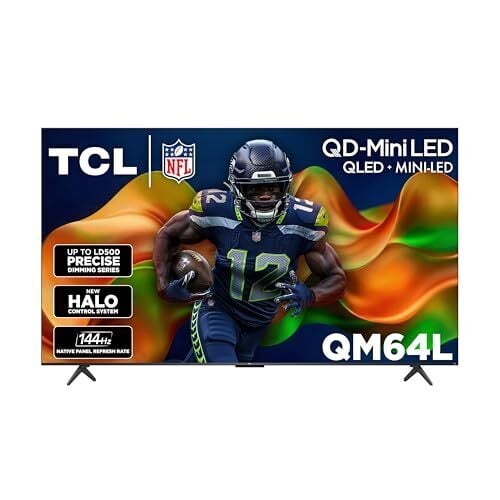 TCL Amazon Exclusive 65 Inch Class QM64L Series | Mini LED QLED 4K HDR Smart Fire TV | 65QM64L, 2026 Model | 120Hz-144Hz High Brightness, Dolby Atmos, Alexa+ Voice Remote AI Streaming Television