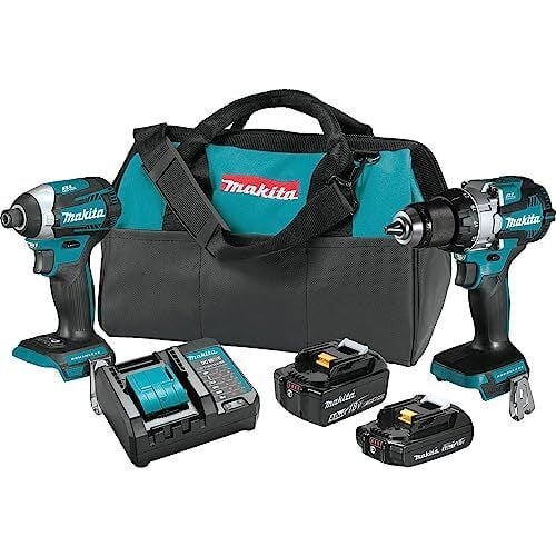 Makita XT296SMR 18V LXT® Lithium-Ion Brushless Cordless 2-Pc. Combo Kit (2.0Ah/4.0Ah)