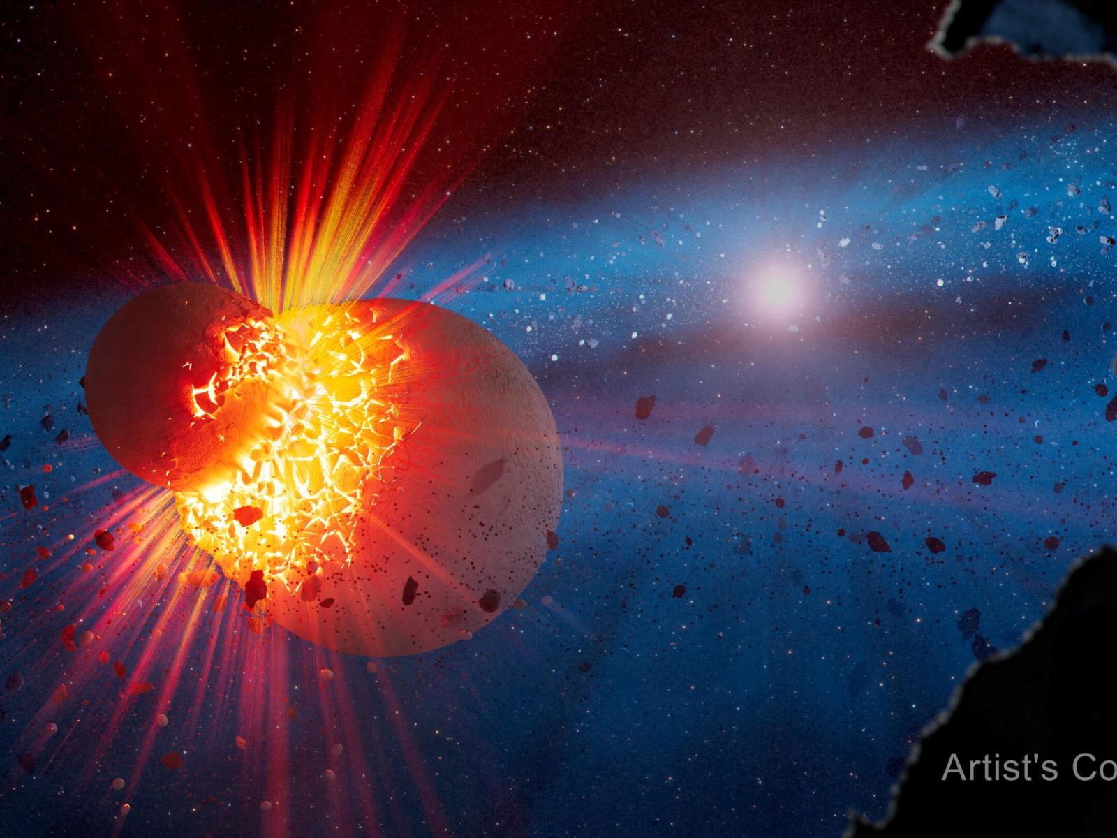 NASA's Webb Finds Alien Worlds Colliding Hard Enough To Vaporize Rock