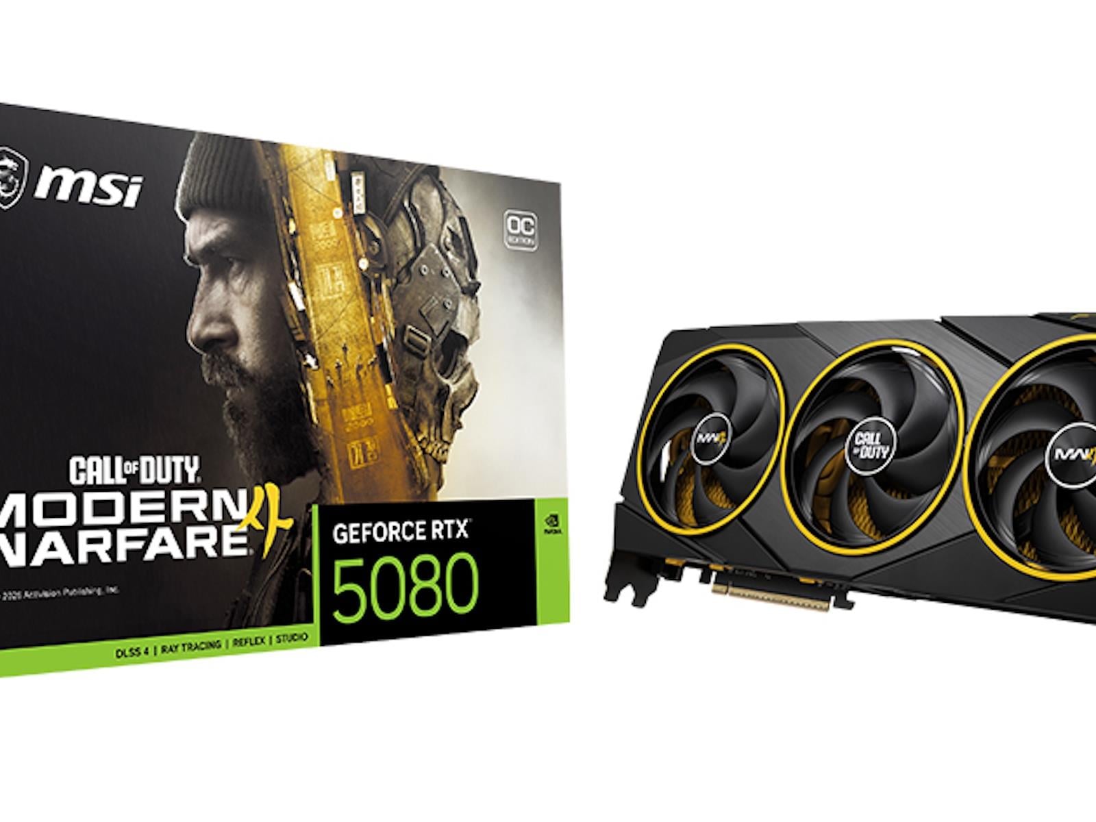 MSI Celebrates Modern Warfare 4 With A Limited Edition Yellow RTX 5080