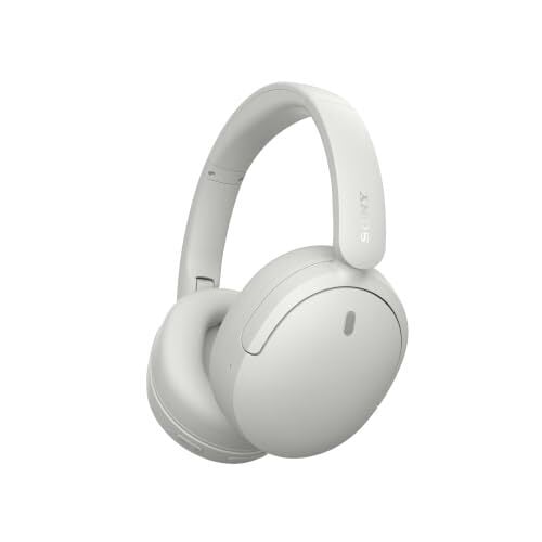Sony WH-CH730N Wireless Noise Cancelling Over-Ear Headphones, White | Comfortable & Lightweight, Dual Noise Sensor technology, Up to 50 Hrs Battery with Quick Charging, Foldable Design