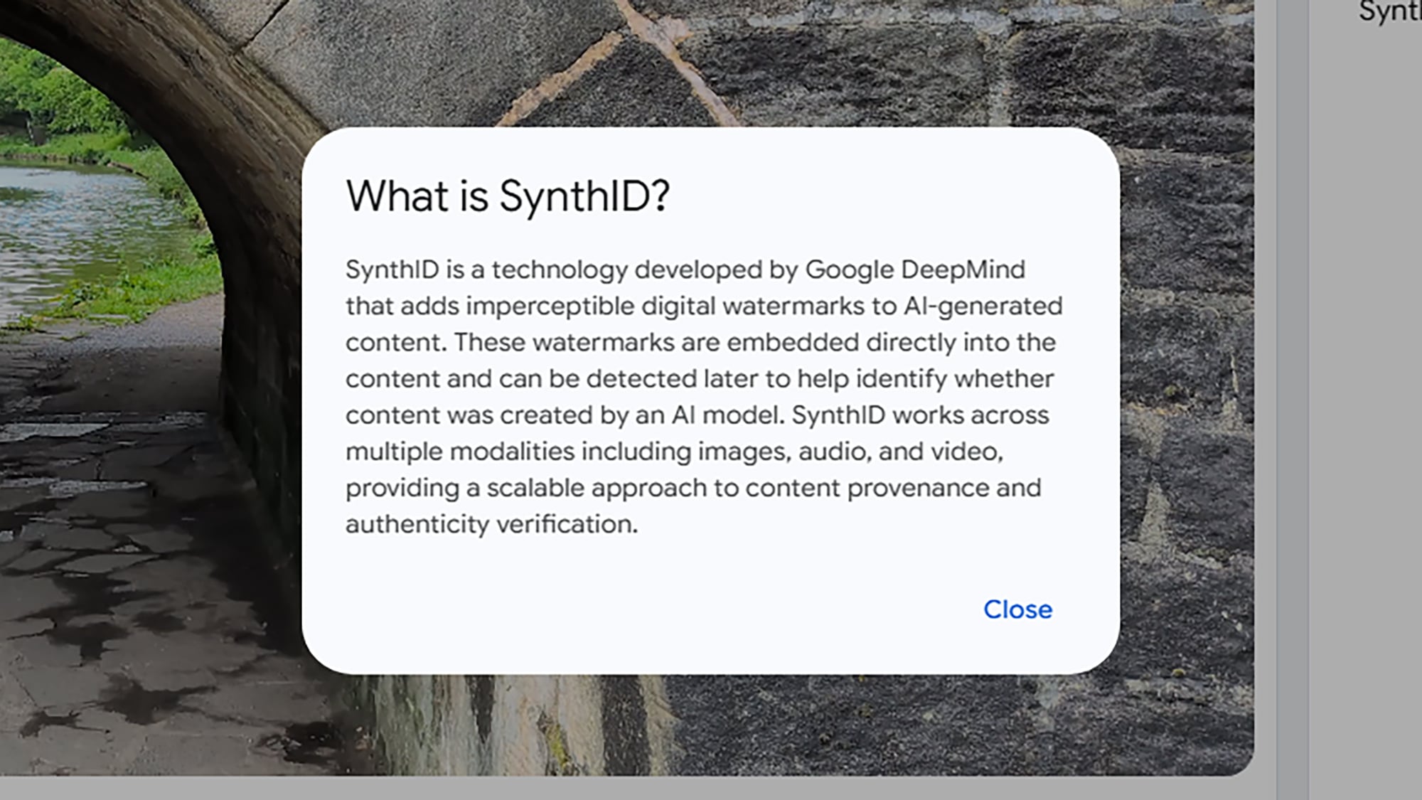 SynthID Detector
